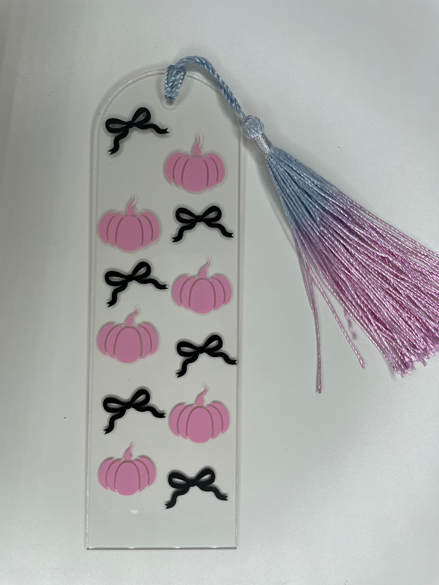 Halloween pumpkin bookmark