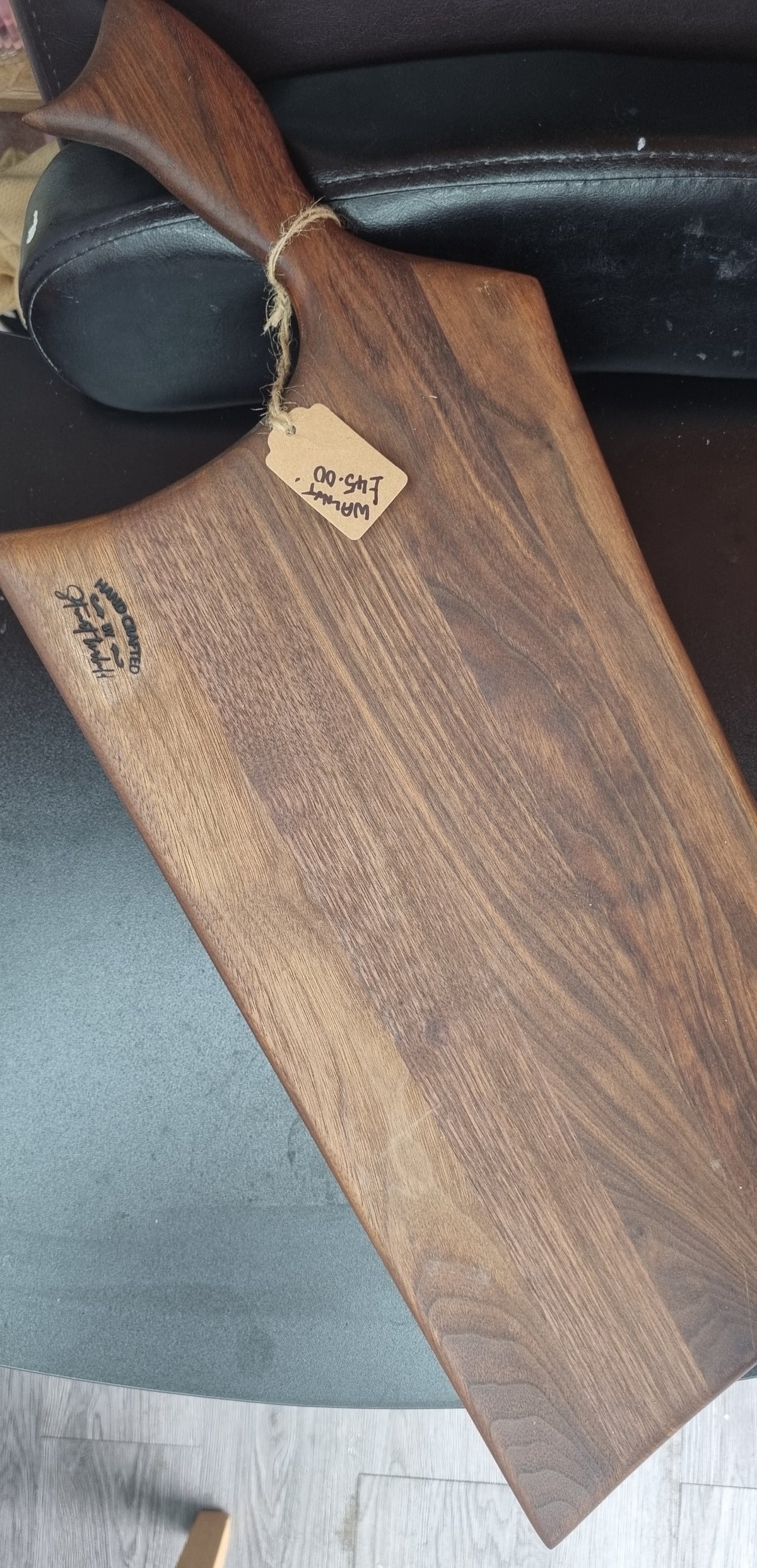 Handcrafted Solid Wood Serving & Chopping Board with Handle