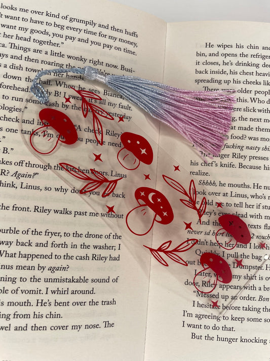 Mushroom bookmark