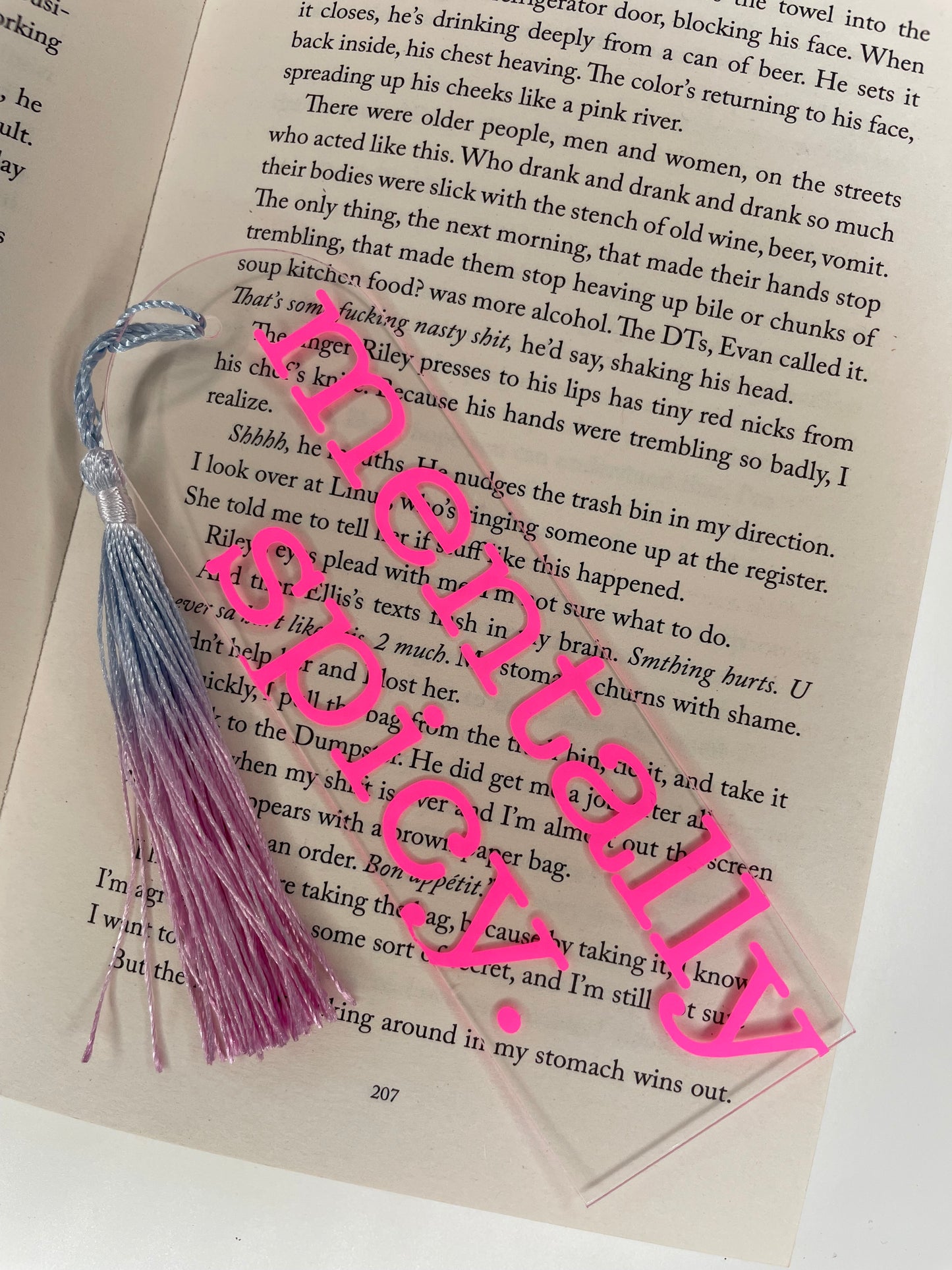 Mentally spicy bookmark