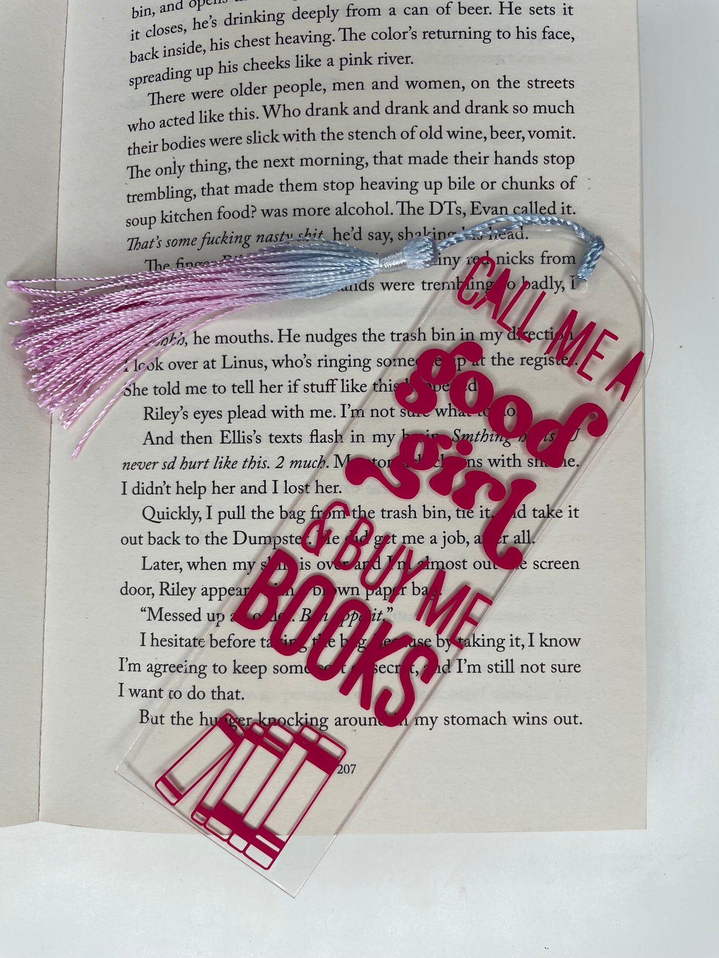 Cute girly bookmark