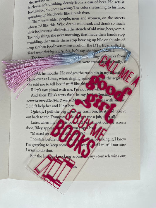 Cute girly bookmark