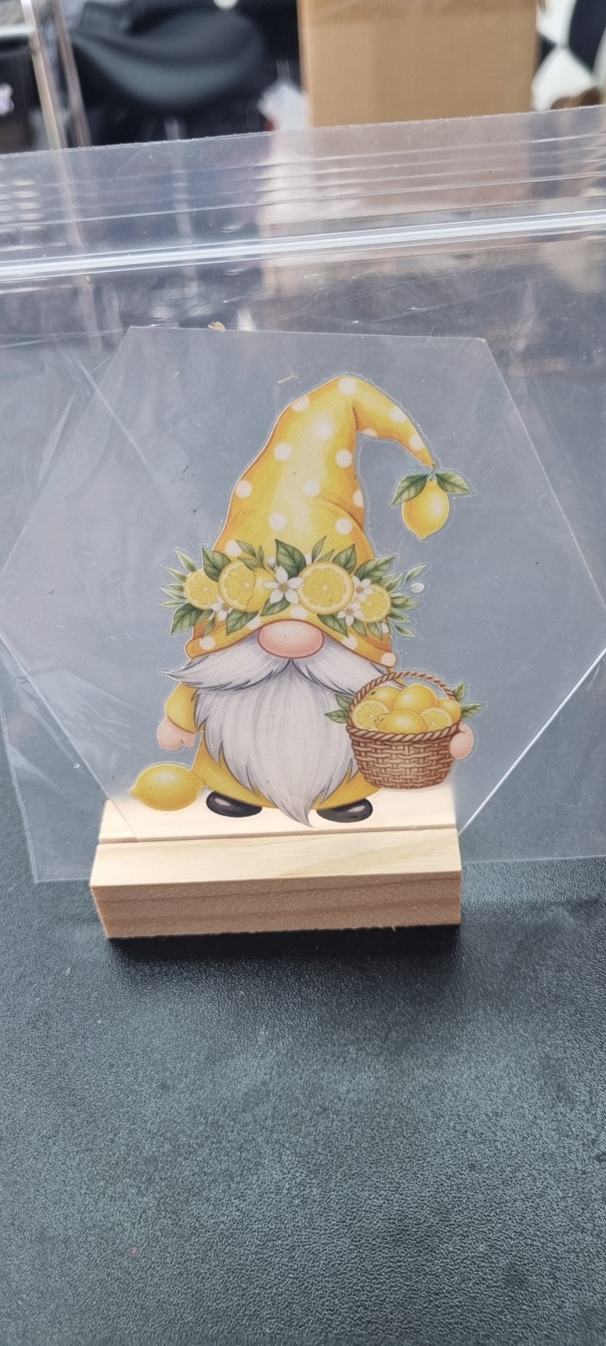 🍓🍋 Fruity Gnome Acrylic Coasters