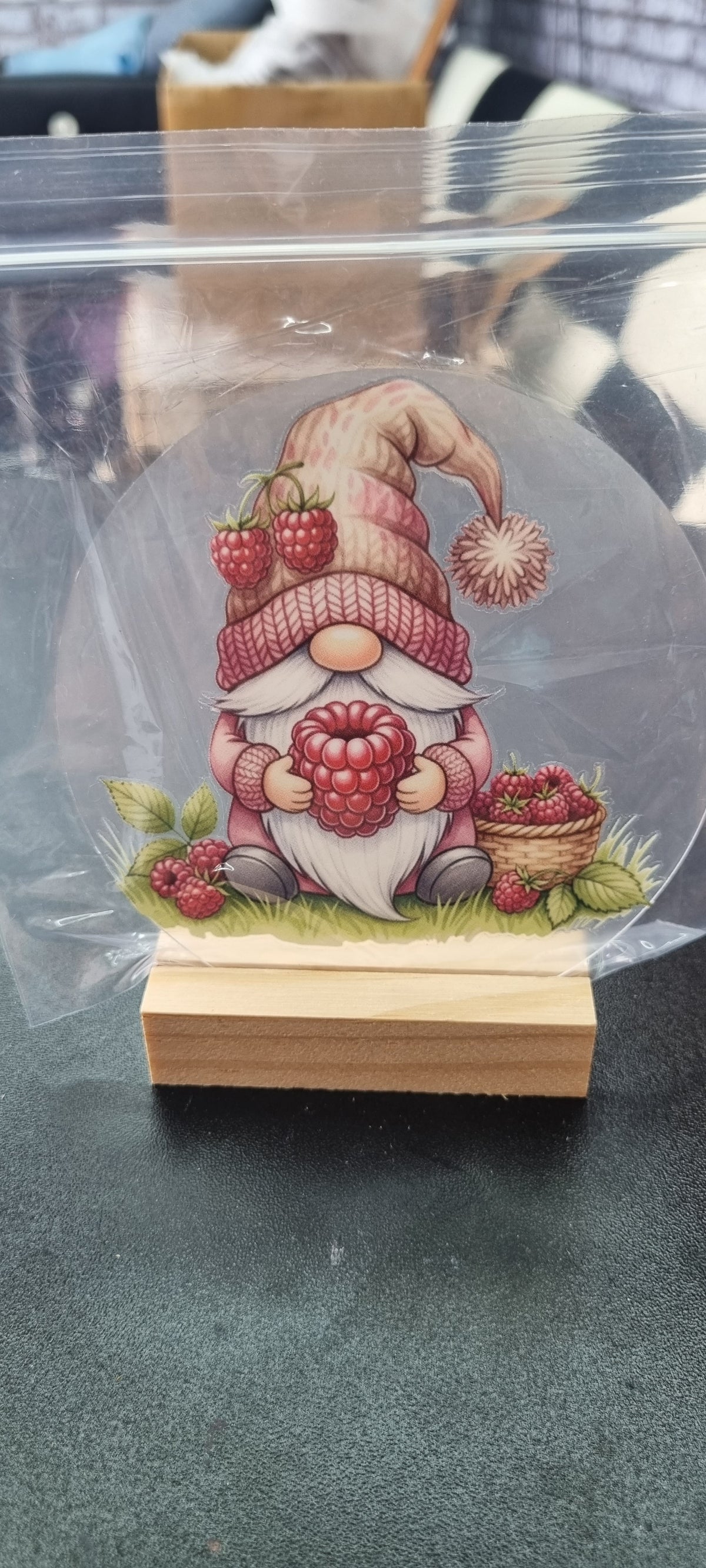 🍓🍋 Fruity Gnome Acrylic Coasters