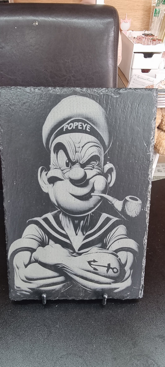 Classic Sailor Inspired Engraved Slate Plaque