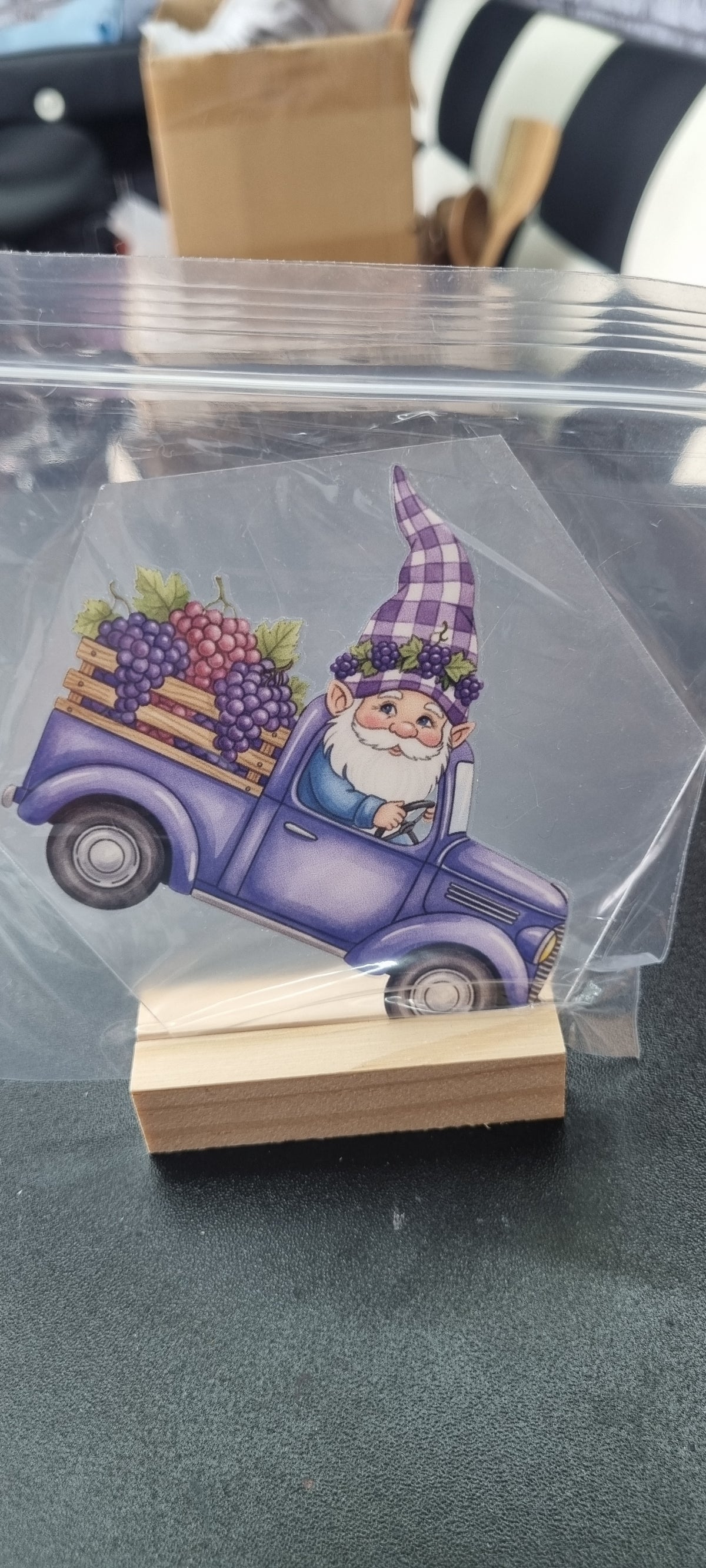 🍓🍋 Fruity Gnome Acrylic Coasters
