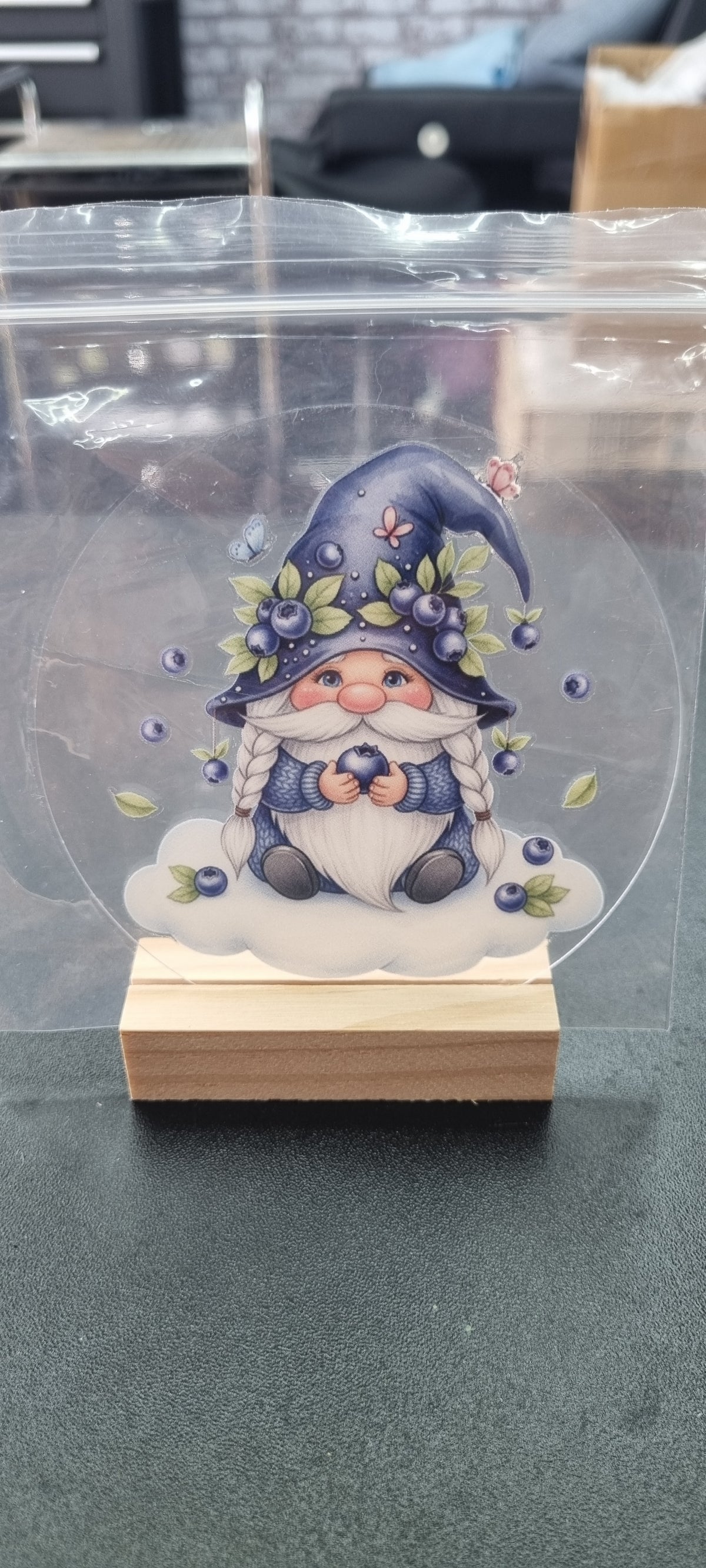 🍓🍋 Fruity Gnome Acrylic Coasters